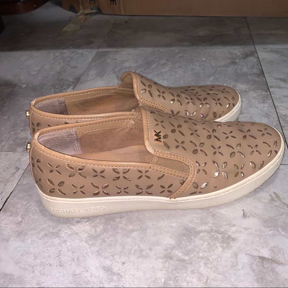 Michael kors Leather slip on’s